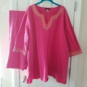 Stan Herman 3X Top and Capri Set